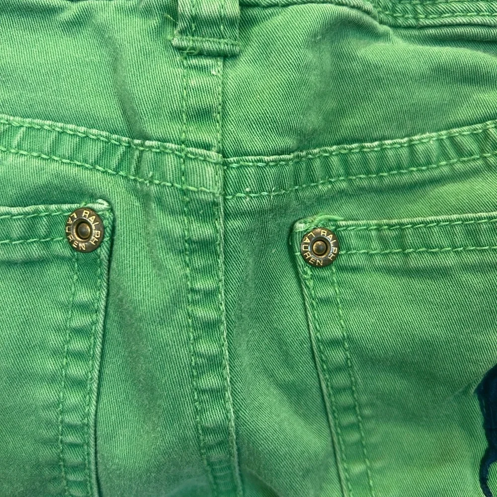 Ralph Lauren Kids' Green Jeans size 6 slight wear GUC